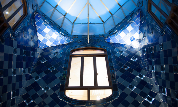 Interior of Casa Batllo from Antoni Gaudi must see in Barcelona